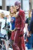 The Flash On Set - Supergirl 